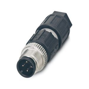 M12 A-Coded Circular Connector, 4 Pin